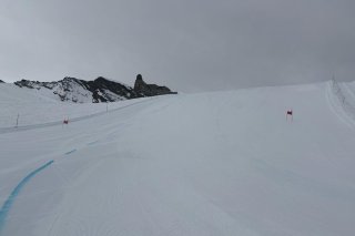 Le lieu de l'accident sur le domaine skiable de Saas-Fee